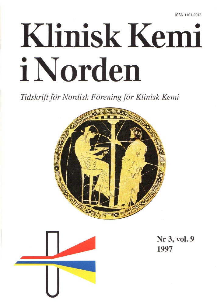 Klinisk Kjemi i Norden – Nr. 3, vol. 9, 1997